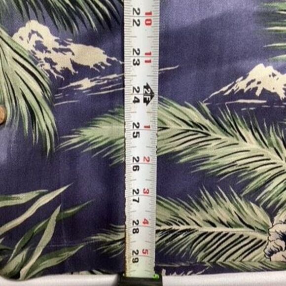 Tommy Bahama 100% Silk Hawaiian Button Down Shirt Sz M - Picture 5 of 7